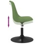 Silla de comedor giratoria 6 uds terciopelo verde claro de vidaXL, Sillas de comedor - Ref: Foro24-3085418, Precio: 360,64 €,...