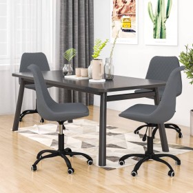 Swivel dining chairs 4 units dark gray fabric by vidaXL, dining chairs - Ref: Foro24-3085432, Price: 236,94 €, Discount: %