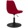 Swivel dining chairs 2 units red velvet by vidaXL, dining chairs - Ref: Foro24-338384, Price: 151,01 €, Discount: %