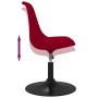 Swivel dining chairs 2 units red velvet by vidaXL, dining chairs - Ref: Foro24-338384, Price: 151,01 €, Discount: %