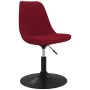 Swivel dining chairs 2 units red velvet by vidaXL, dining chairs - Ref: Foro24-338380, Price: 153,66 €, Discount: %