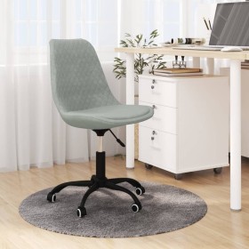 Light gray fabric swivel dining chair by vidaXL, dining chairs - Ref: Foro24-3085431, Price: 89,47 €, Discount: %