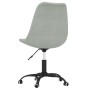 Light gray fabric swivel dining chair by vidaXL, dining chairs - Ref: Foro24-3085431, Price: 89,99 €, Discount: %