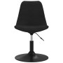 Sillas de comedor giratorias 4 unidades terciopelo negro de vidaXL, Sillas de comedor - Ref: Foro24-338383, Precio: 309,06 €,...