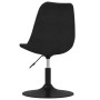 Sillas de comedor giratorias 4 unidades terciopelo negro de vidaXL, Sillas de comedor - Ref: Foro24-338383, Precio: 309,06 €,...