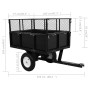 Kippbarer Rasenmäher-Anhängerwagen, Tragfähigkeit 300 kg von vidaXL, Gartenzubehör - Ref: Foro24-145813, Preis: 292,51 €, Rab...