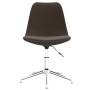 Swivel dining chairs 4 units dark brown fabric by vidaXL, dining chairs - Ref: Foro24-3085409, Price: 244,58 €, Discount: %