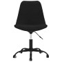 Sillas de comedor giratorias 2 unidades tela negro de vidaXL, Sillas de comedor - Ref: Foro24-338399, Precio: 170,99 €, Descu...