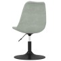 Silla de comedor giratoria 6 uds terciopelo gris claro de vidaXL, Sillas de comedor - Ref: Foro24-3085425, Precio: 420,17 €, ...