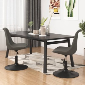 Swivel dining chairs 2 units dark gray velvet by vidaXL, dining chairs - Ref: Foro24-338372, Price: 146,99 €, Discount: %