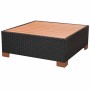 8-teiliges Gartenmöbel-Set und schwarze synthetische Rattankissen von vidaXL, Gartensets - Ref: Foro24-42758, Preis: 719,26 €...