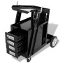 Carro de soldar con 4 cajones negro de vidaXL, Armarios para herramientas - Ref: Foro24-142363, Precio: 136,58 €, Descuento: %