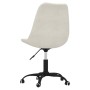 Swivel dining chairs 4 units cream fabric by vidaXL, dining chairs - Ref: Foro24-3085435, Price: 220,30 €, Discount: %