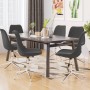 Swivel dining chairs 6 units dark gray fabric by vidaXL, dining chairs - Ref: Foro24-3085410, Price: 375,99 €, Discount: %