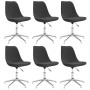 Swivel dining chairs 6 units dark gray fabric by vidaXL, dining chairs - Ref: Foro24-3085410, Price: 375,99 €, Discount: %