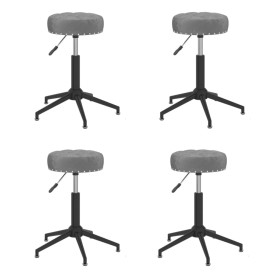 Swivel dining chairs 4 units dark gray velvet by vidaXL, dining chairs - Ref: Foro24-3085494, Price: 141,99 €, Discount: %