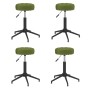 Sillas de comedor giratorias 4 unidades terciopelo verde claro de vidaXL, Sillas de comedor - Ref: Foro24-3085495, Precio: 13...