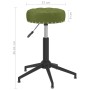 Swivel dining chairs 4 units light green velvet by vidaXL, dining chairs - Ref: Foro24-3085495, Price: 139,99 €, Discount: %