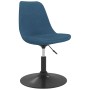 Swivel dining chair 6 pcs blue velvet by vidaXL, dining chairs - Ref: Foro24-3085415, Price: 423,97 €, Discount: %