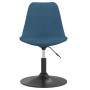 Swivel dining chair 6 pcs blue velvet by vidaXL, dining chairs - Ref: Foro24-3085415, Price: 423,97 €, Discount: %