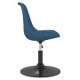 Silla de comedor giratoria 6 uds terciopelo azul de vidaXL, Sillas de comedor - Ref: Foro24-3085415, Precio: 423,97 €, Descue...