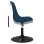 Swivel dining chairs 4 units blue velvet by vidaXL, dining chairs - Ref: Foro24-338371, Price: 284,17 €, Discount: %