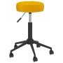 Sillas de comedor giratorias 4 uds terciopelo amarillo mostaza de vidaXL, Sillas de comedor - Ref: Foro24-3085544, Precio: 14...