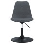 Sillas de comedor giratorias 6 unidades terciopelo gris oscuro de vidaXL, Sillas de comedor - Ref: Foro24-3085416, Precio: 36...