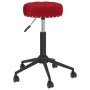 Sillas de comedor giratorias 4 uds terciopelo rojo tinto de vidaXL, Sillas de comedor - Ref: Foro24-3085543, Precio: 147,79 €...