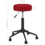 Sillas de comedor giratorias 4 uds terciopelo rojo tinto de vidaXL, Sillas de comedor - Ref: Foro24-3085543, Precio: 147,79 €...