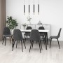 Dining chairs 6 units dark gray velvet by vidaXL, dining chairs - Ref: Foro24-3082882, Price: 286,64 €, Discount: %