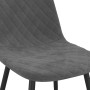 Dining chairs 6 units dark gray velvet by vidaXL, dining chairs - Ref: Foro24-3082882, Price: 286,64 €, Discount: %