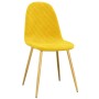 Sillas de comedor 6 uds terciopelo amarillo mostaza de vidaXL, Sillas de comedor - Ref: Foro24-3082877, Precio: 356,99 €, Des...