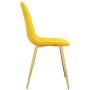 Sillas de comedor 6 uds terciopelo amarillo mostaza de vidaXL, Sillas de comedor - Ref: Foro24-3082877, Precio: 356,99 €, Des...