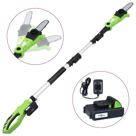 Sierra de pértiga sin cable con batería 20 V 1500 mAh Li-ion de vidaXL, Motosierras - Ref: Foro24-151459, Precio: 121,23 €, D...