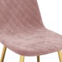 Sillas de comedor 6 unidades terciopelo rosa de vidaXL, Sillas de comedor - Ref: Foro24-3082874, Precio: 355,46 €, Descuento: %