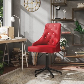 Red Velvet Swivel Dining Chair by vidaXL, dining chairs - Ref: Foro24-3093103, Price: 151,32 €, Discount: %