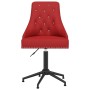 Silla de comedor giratoria de terciopelo rojo tinto de vidaXL, Sillas de comedor - Ref: Foro24-3093103, Precio: 151,32 €, Des...