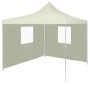 Professional folding tent with 2 cream-colored steel walls 2x2m by vidaXL, Tents and gazebos - Ref: Foro24-48881, Price: 116,...