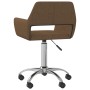 Swivel dining chairs 4 units brown fabric by vidaXL, dining chairs - Ref: Foro24-3089333, Price: 240,99 €, Discount: %