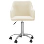 Swivel dining chairs 6 units cream fabric by vidaXL, dining chairs - Ref: Foro24-3089766, Price: 380,99 €, Discount: %