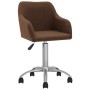 Swivel dining chairs 4 units brown fabric by vidaXL, dining chairs - Ref: Foro24-3089755, Price: 262,99 €, Discount: %