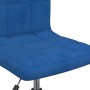 Drehbare Esszimmerstühle, 4 Einheiten, blauer Samt von vidaXL, Essstühle - Ref: Foro24-3087671, Preis: 183,29 €, Rabatt: %