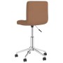 Swivel dining chairs 4 units brown fabric by vidaXL, dining chairs - Ref: Foro24-3087700, Price: 186,82 €, Discount: %