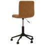 Swivel dining chairs 4 pcs brown velvet by vidaXL, dining chairs - Ref: Foro24-3087758, Price: 182,64 €, Discount: %