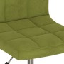 Swivel dining chairs 4 units light green velvet by vidaXL, dining chairs - Ref: Foro24-3087762, Price: 185,84 €, Discount: %