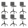 Swivel dining chairs 6 units dark gray velvet by vidaXL, dining chairs - Ref: Foro24-3087772, Price: 277,80 €, Discount: %