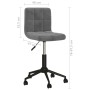 Swivel dining chairs 6 units dark gray velvet by vidaXL, dining chairs - Ref: Foro24-3087772, Price: 277,99 €, Discount: %