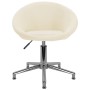 Swivel dining chairs 4 units cream fabric by vidaXL, dining chairs - Ref: Foro24-3089500, Price: 270,99 €, Discount: %