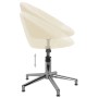 Swivel dining chairs 4 units cream fabric by vidaXL, dining chairs - Ref: Foro24-3089500, Price: 270,99 €, Discount: %